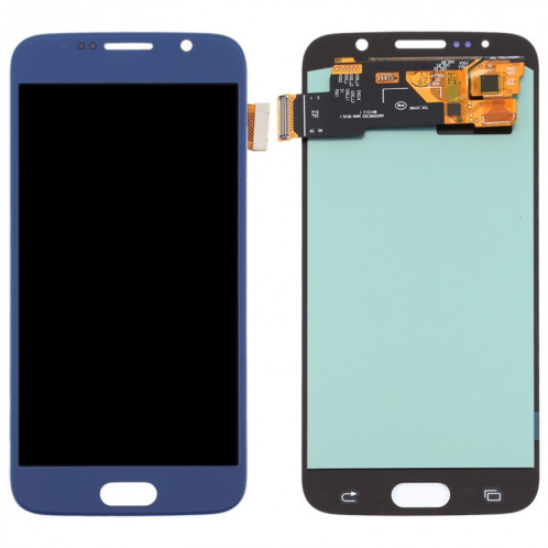 Écran LCD OLED pour Samsung Galaxy S6 avec assemblage complet du numériseur (Bleu) SH76LL1241-06