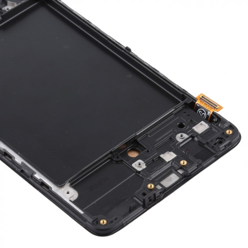 Écran LCD en matériau TFT et ensemble complet de numériseur avec cadre (ne prenant pas en charge l'identification des empreintes digitales) pour Samsung Galaxy A71 / SM-A715 (noir) SH875B1323-06