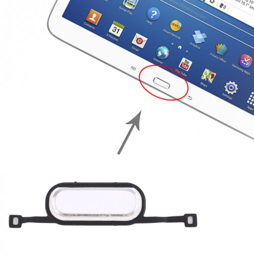 Clé d'accueil pour Samsung Galaxy Tab 3 10.1 SM-P5200/P5210 (Blanc) SH049W7-04