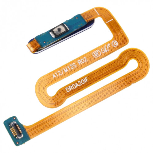 Pour Samsung Galaxy M12 / A12 / SM-A125 / M125 Câble flexible du capteur d'empreintes digitales (Bleu) SH363L1243-04