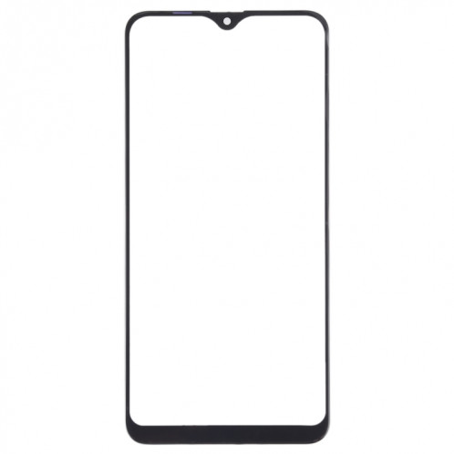 Pour Samsung Galaxy M20 10pcs lentille extérieure en verre d'écran avant (noir) SH519B1645-04