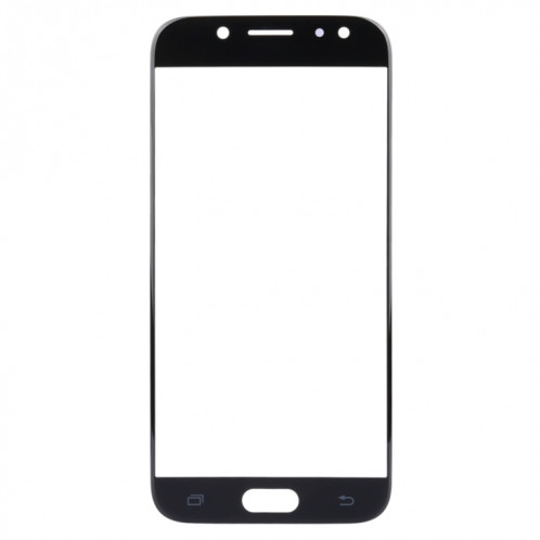 Pour Samsung Galaxy J7 (2017) / J730 10pcs Lentille en verre extérieure de l'écran avant (Noir) SH51BL671-06