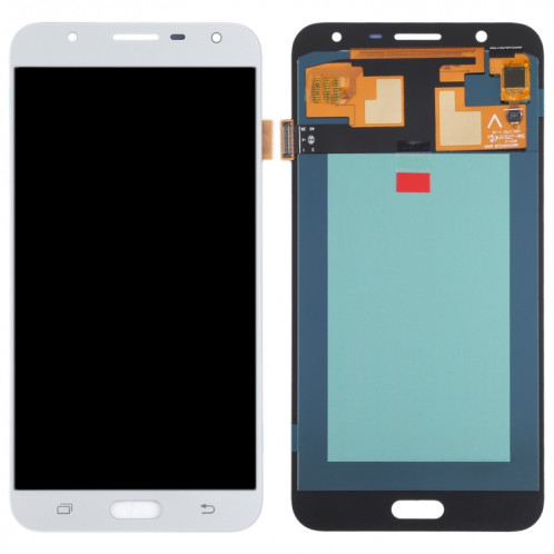 Écran LCD OLED pour Samsung Galaxy J7 Nxt SM-J701 avec assemblage complet du numériseur (Blanc) SH86WL101-06