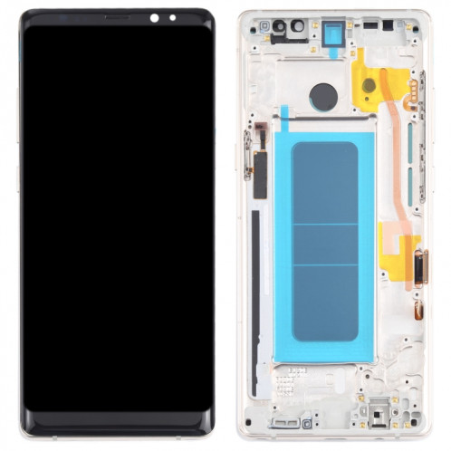 Écran LCD OLED pour Samsung Galaxy Note 8 SM-N950 Assemblage complet du numériseur avec cadre (Or) SH101J143-06