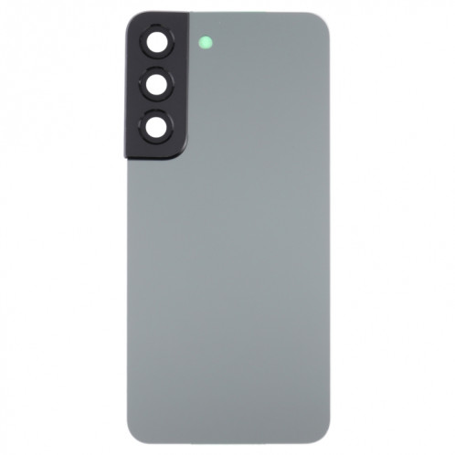 Coque arrière de batterie pour Samsung Galaxy S22 5G SM-S901B avec cache d'objectif d'appareil photo (gris) SH03HL1468-06