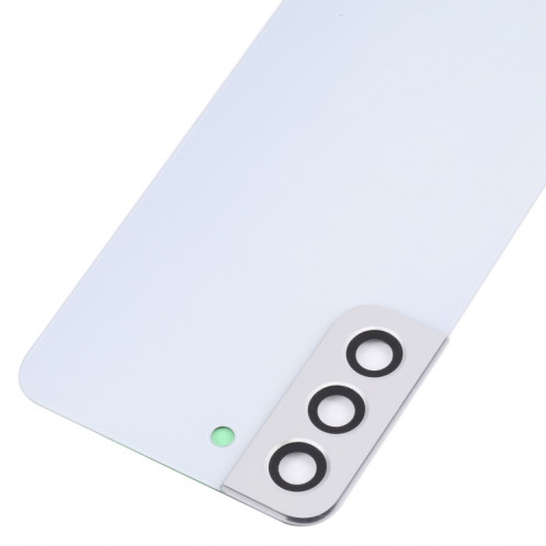 Coque arrière de batterie pour Samsung Galaxy S22 5G SM-S901B avec cache d'objectif d'appareil photo (blanc) SH03WL1021-06