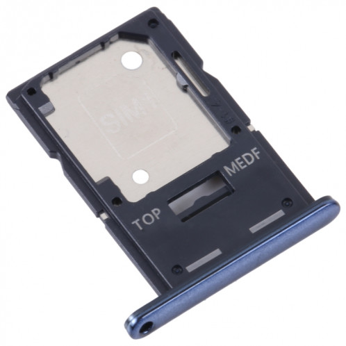 Pour Samsung Galaxy A54 SM-A546 Plateau de carte SIM d'origine + plateau de carte Micro SD (bleu) SH629L1824-04
