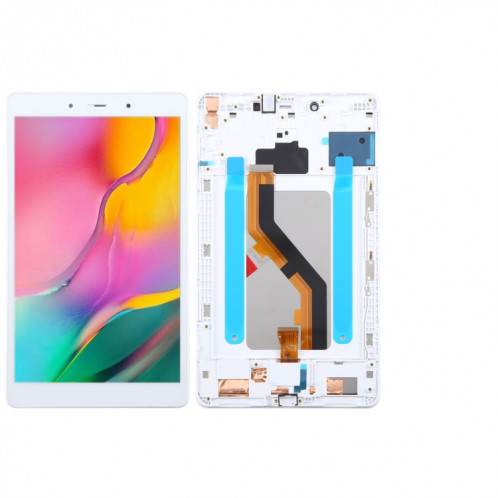 Pour Samsung Galaxy Tab A 8.0 2019 SM-T295 LTE édition originale écran LCD numériseur assemblage complet avec cadre (blanc) SH778W973-07