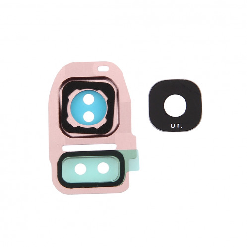 iPartsAcheter pour couvertures d'objectif pour appareil photo Samsung Galaxy S7 Edge / G935 (or rose) SI10RG1674-04