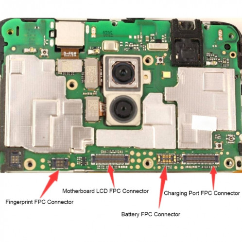 Connecteur FPC d'affichage à cristaux liquides de carte mère 10 PCS pour Huawei P20 Pro SH0117860-04