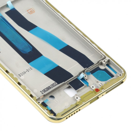 Plaque de lunette de cadre LCD de boîtier avant d'origine pour Xiaomi Mi 11 Lite 5G / mi 11 Jeunesse (jaune) SH051Y988-07