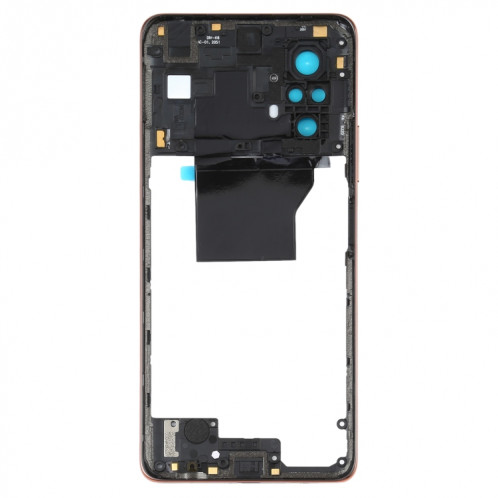 Plaque de lunette de cadre moyen pour Xiaomi Redmi Note 10 Pro MAX / REDMI NOTE 10 PRO / REDMI NOTE 10 PRO (INDE) M2101K6P M2101K6G M2101K6I (Gold) SH194J983-07