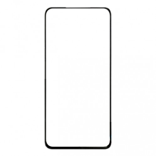 Pour OnePlus 8 lentille extérieure en verre d'écran avant (noir) SH318B582-04