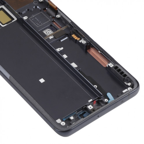 Matériau AMOLED Écran LCD et numériseur Assemblage complet avec cadre pour Xiaomi MI Note 10 Lite M2002F4LG (Noir) SH203B1991-07