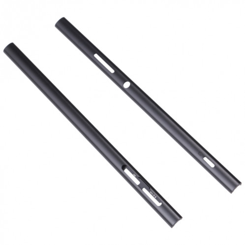 1 paire de la barre latérale du côté métal pour Sony Xperia XA2 Ultra (Noir) SH476B720-05