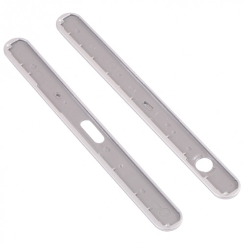 1 paire de barres latérales supérieure et inférieure pour Sony Xperia XZ1 (argent) SH468S1585-04