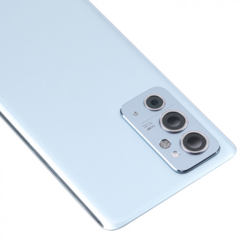Pour OnePlus 9RT 5G MT2110 MT2111 Couvercle arrière de batterie en verre d'origine avec objectif d'appareil photo (Nano Silver) SH54SL1410-07