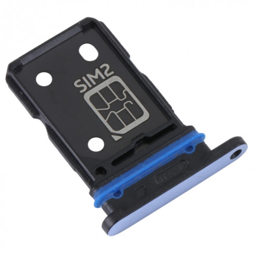 Pour vivo S15e plateau de carte SIM + plateau de carte SIM (bleu) SH697L827-04