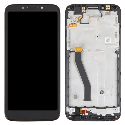 Écran LCD d'origine pour Motorola Moto E5 Play Go Digitizer Assemblage complet avec cadre (noir) SH10BL1591-05