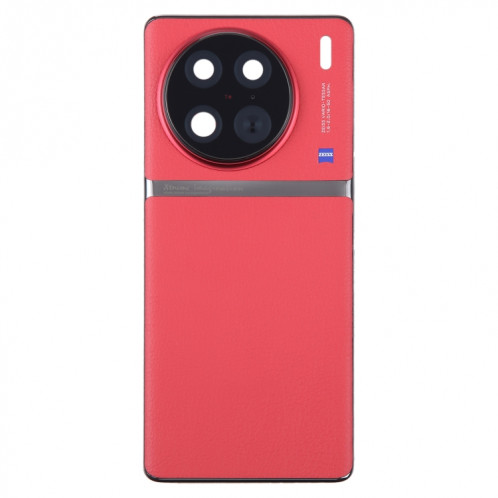 Pour vivo X90 Pro couvercle arrière de batterie d'origine avec couvercle d'objectif d'appareil photo (rouge) SH52RL830-06
