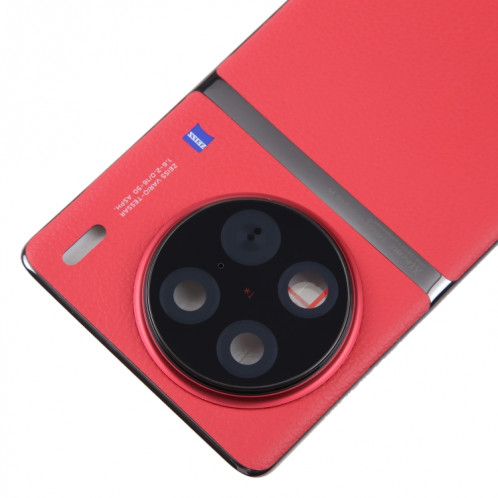 Pour vivo X90 Pro couvercle arrière de batterie d'origine avec couvercle d'objectif d'appareil photo (rouge) SH52RL830-06