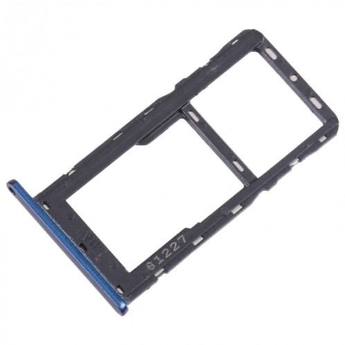 Pour Motorola Moto G7 Power Plateau de carte SIM + Plateau de carte Micro SD (Bleu) SH827L1382-04