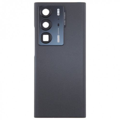 Pour ZTE Axon 40 Ultra A2023P Couvercle arrière de la batterie avec couvercle d'objectif d'appareil photo (noir) SH26BL667-07