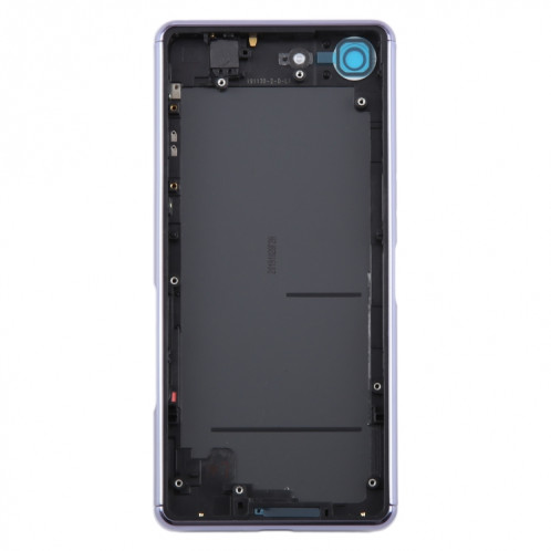 Pour Sony Xperia Ace Couvercle arrière de la batterie d'origine avec couvercle d'objectif d'appareil photo (violet) SH13PL1895-07
