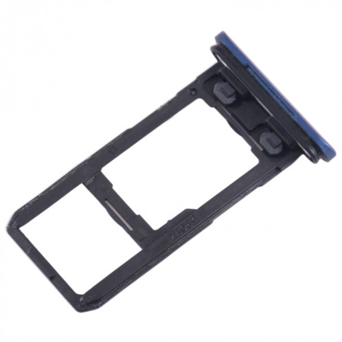 Pour Sony Xperia 10 II Plateau pour carte SIM + Micro SD (Bleu) SH317L1301-04