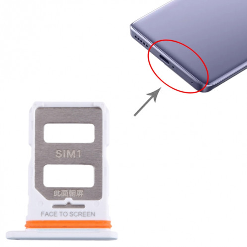 Pour Xiaomi Civi 3 Plateau de carte SIM + Plateau de carte SIM (Bleu) SH381L1301-04