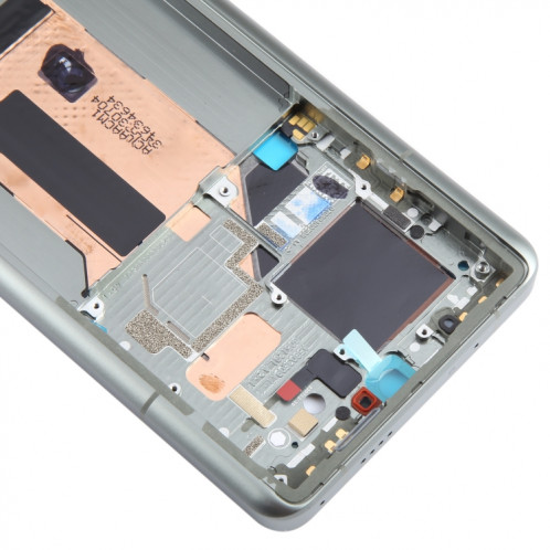 Pour Xiaomi 13S Ultra Original boîtier avant LCD cadre plaque de lunette (vert) SH402G612-06