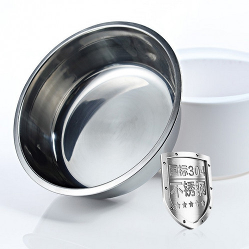 Fontaine à boire automatique lavable amovible transparente pour animaux de compagnie avec boîte à aliments en acier inoxydable, spécification: bol simple (gris) SH93041056-08