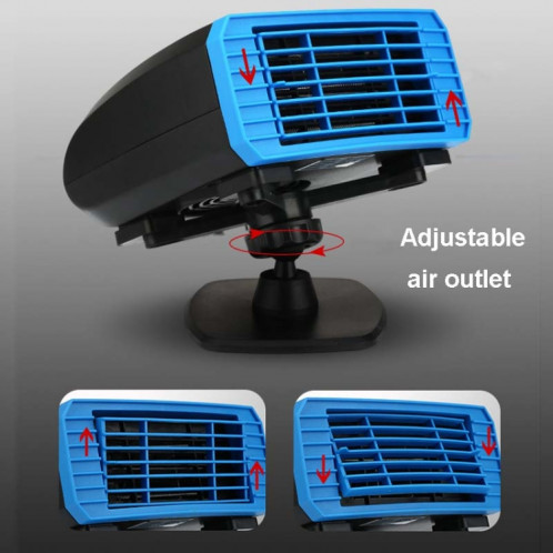 Appareil de chauffage multifonctionnel 12V pour appareil de chauffage de voiture rotatif à 360 degrés, style: modèle de ventouse SH5105901-08