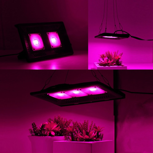 Lumière de plante LED ultra-mince 150W, lumière de croissance COB à spectre complet, lumière de remplissage de serre de légumes, de fruits et de fleurs avec prise, spécification: prise UE SH77091979-09