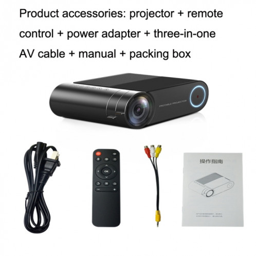 YG550 Home LED Small HD 1080P Projector, Specification: EU Plug(Regular Version) SH802A1172-07