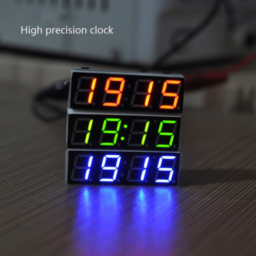 Module d'horloge numérique de haute précision RX8025T LED Tube numérique Horloge électronique (rouge) SH601A749-06