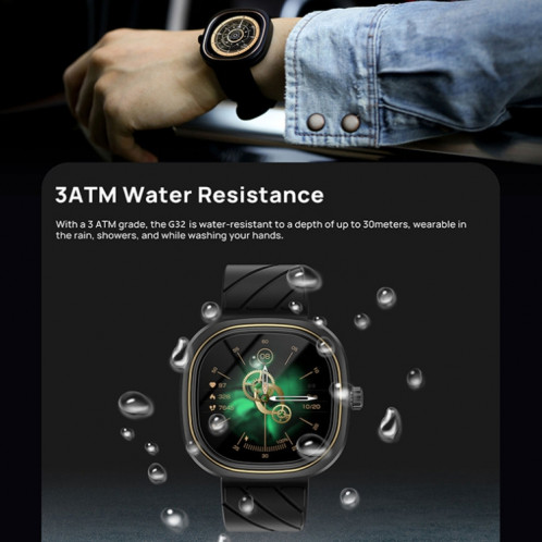 Prêter g32 1,32 pouce de surveillance de la fréquence cardiaque Smart Watch (rose) SL401A1797-07