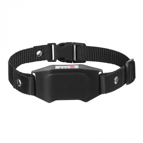 Collier de dressage pour chien avec dispositif anti-aboiement intelligent, style : vibration + son (noir) SH802A526-06