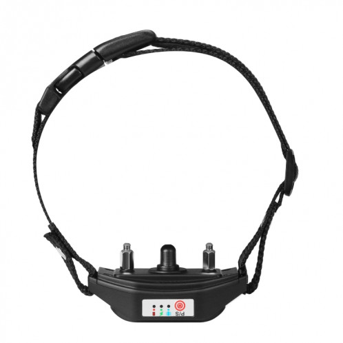 Collier de dressage pour chien avec dispositif anti-aboiement intelligent, style : vibration + son (noir) SH802A526-06