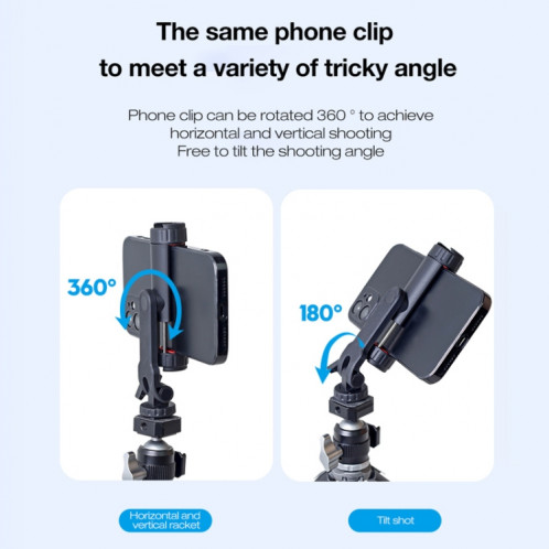 Cimapro Swivel Cold Boot Camera Support de montage pour téléphone Trépied externe (Noir) SC901A419-09