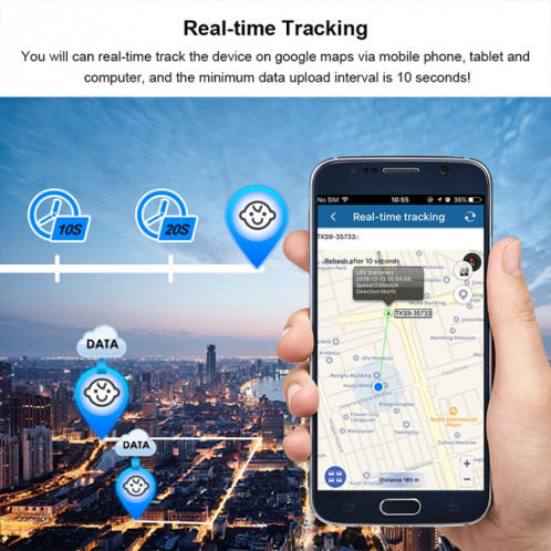 Suivi de véhicule de camion de voiture TL109 GSM GPRS GPS Tracker SH0289897-015