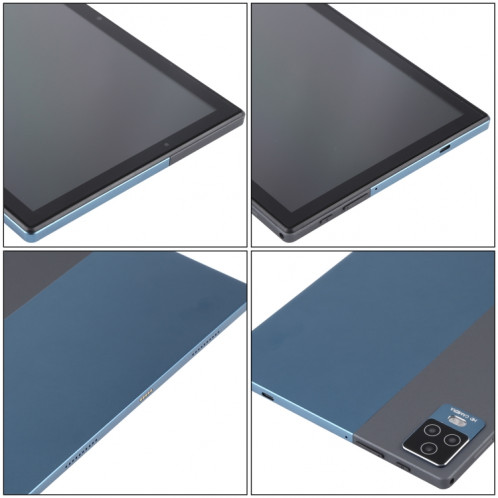 HS70D 4G Appel téléphonique Tablet PC, 10,1 pouces, 4GB + 32GB, Android 8.1 MT6755V OCTA-COE, Support DUAL SIM / WIFI / Bluetooth / GPS, Plug UE (Bleu) SH661L1384-07