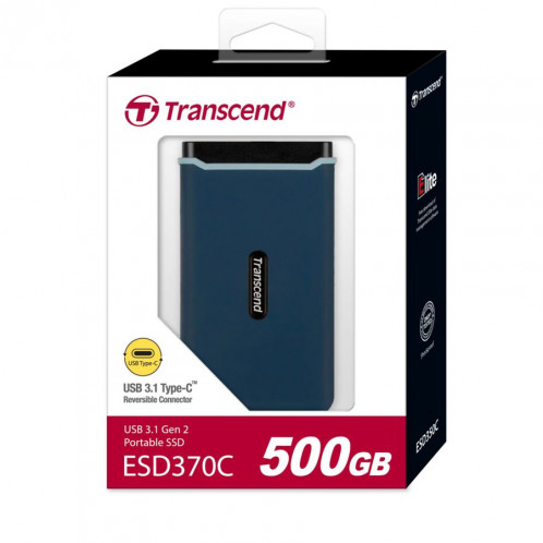 Transcend SSD ESD370C 500GB USB-C USB 3.1 Gen 2 616345-06