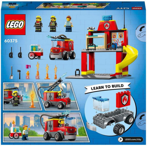 LEGO City 60375 Caserne & Camion des pompiers 793361-06
