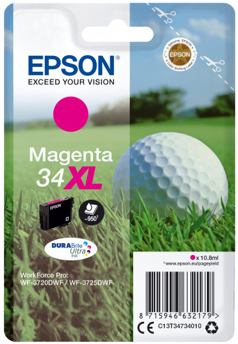 Epson magenta DURABrite Ultra Ink 34 XL T 3473 285784-03