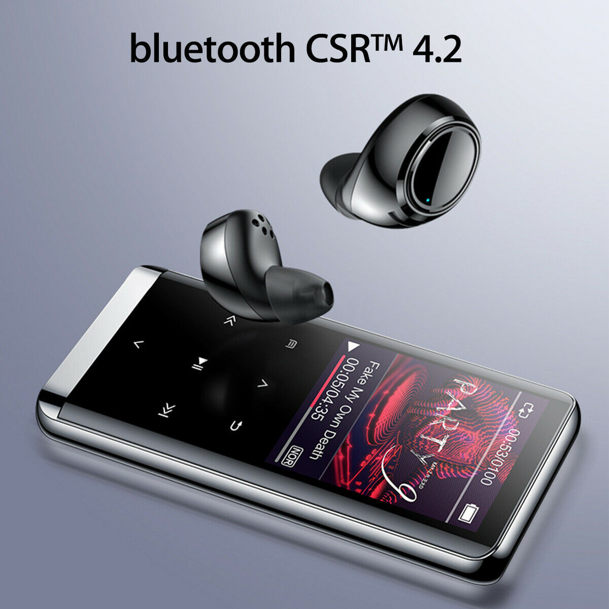 Acheter Lecteur de musique de sport Portable lecteur MP3/MP4 avec fonction  FM/haut-parleur/livre électronique/enregistreur lecteur de musique Bluetooth  sans fil
