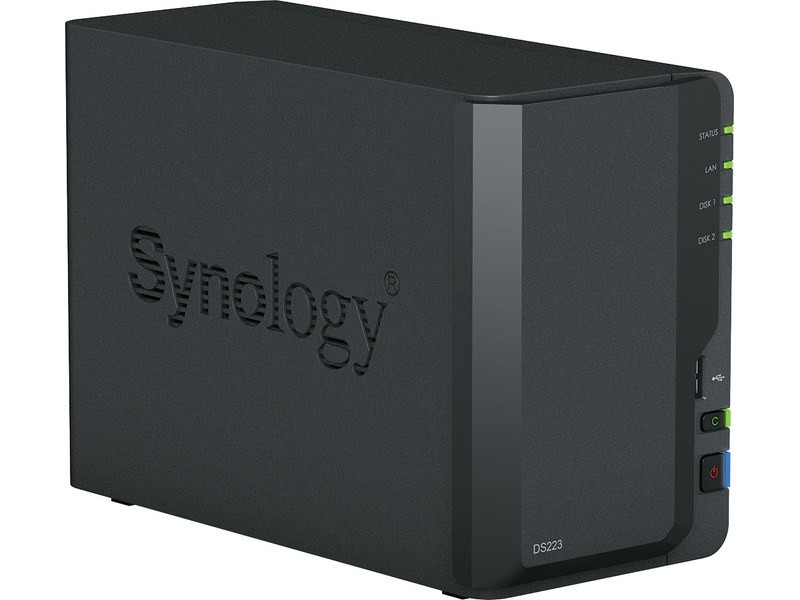 DS223j 8To Synology - Serveur NAS avec disques durs 2x4To