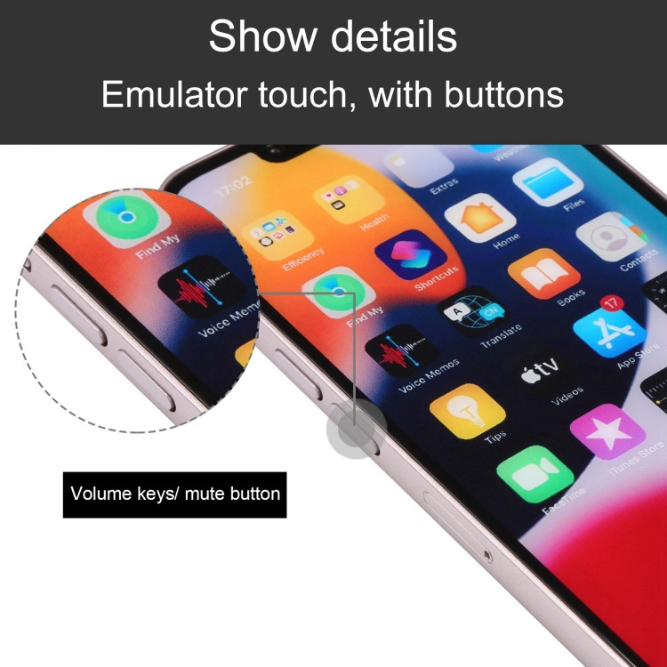 Pour iPhone 15 Écran couleur Faux modèle d'affichage factice non  fonctionnel (rose)