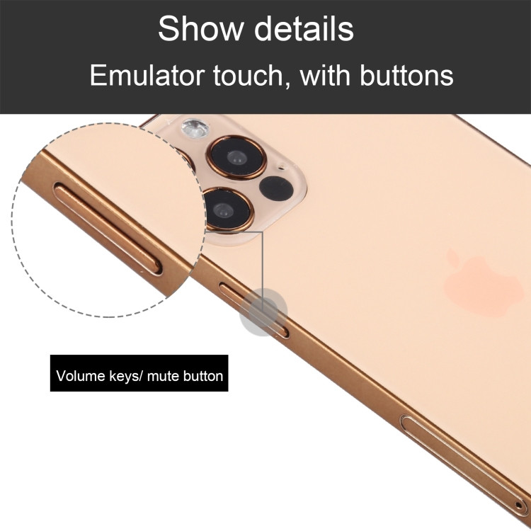 Écran couleur faux modèle d'affichage factice non fonctionnel pour iPhone  12 Pro Max (6,7 pouces) (or)