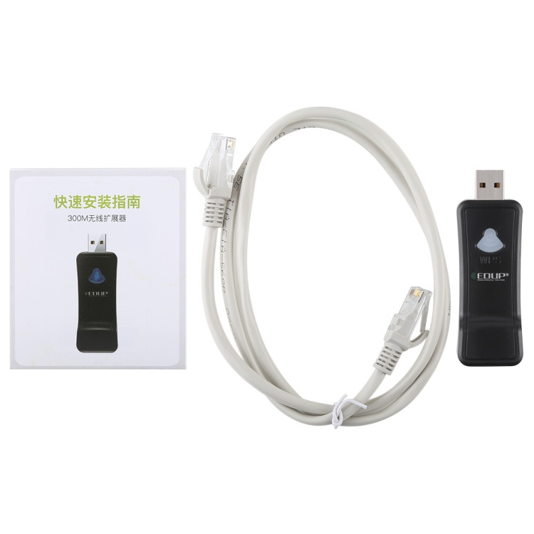 EDUP EP-2911S 300Mbps 2.4GHz USB répéteur sans fil WiFi pour adaptateur  réseau RJ45 pour TV, décodeur, PS4, Xbox, imprimante, projecteur